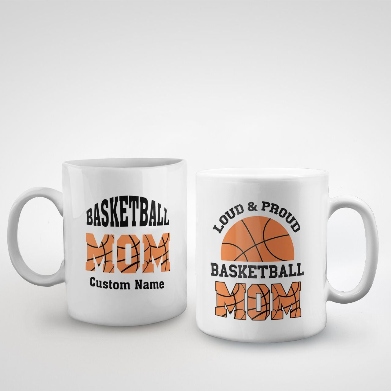 Loud And Proud Basketball Mom Custom Name Mug