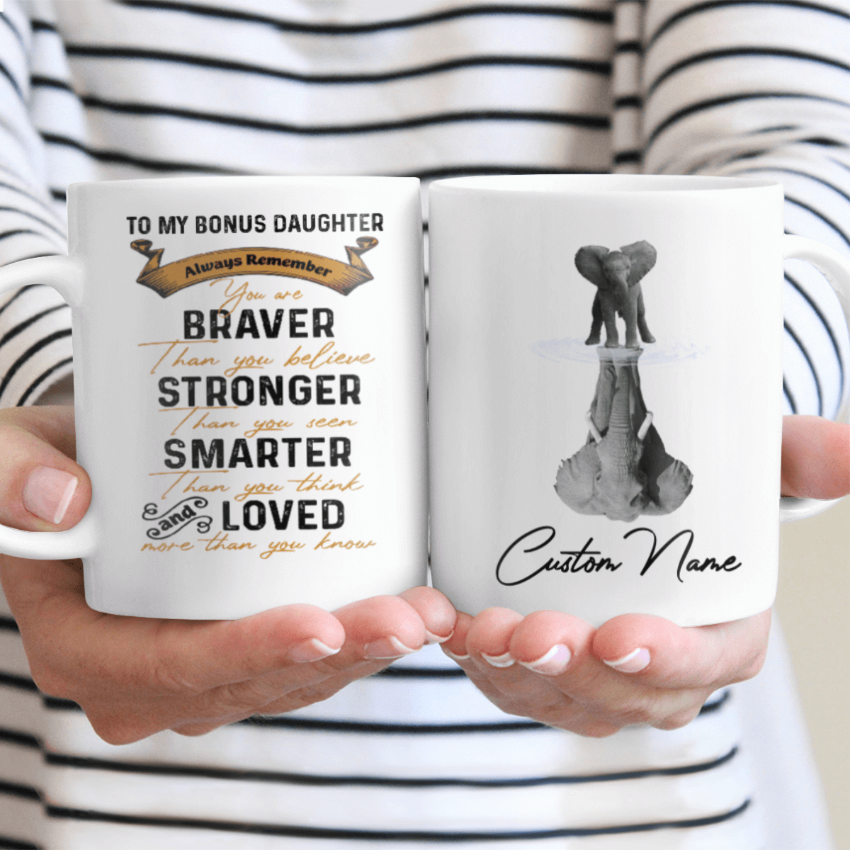 Gifts For Bonus Daughter From Bonus Mom You Are Braver Stronger Smarter
