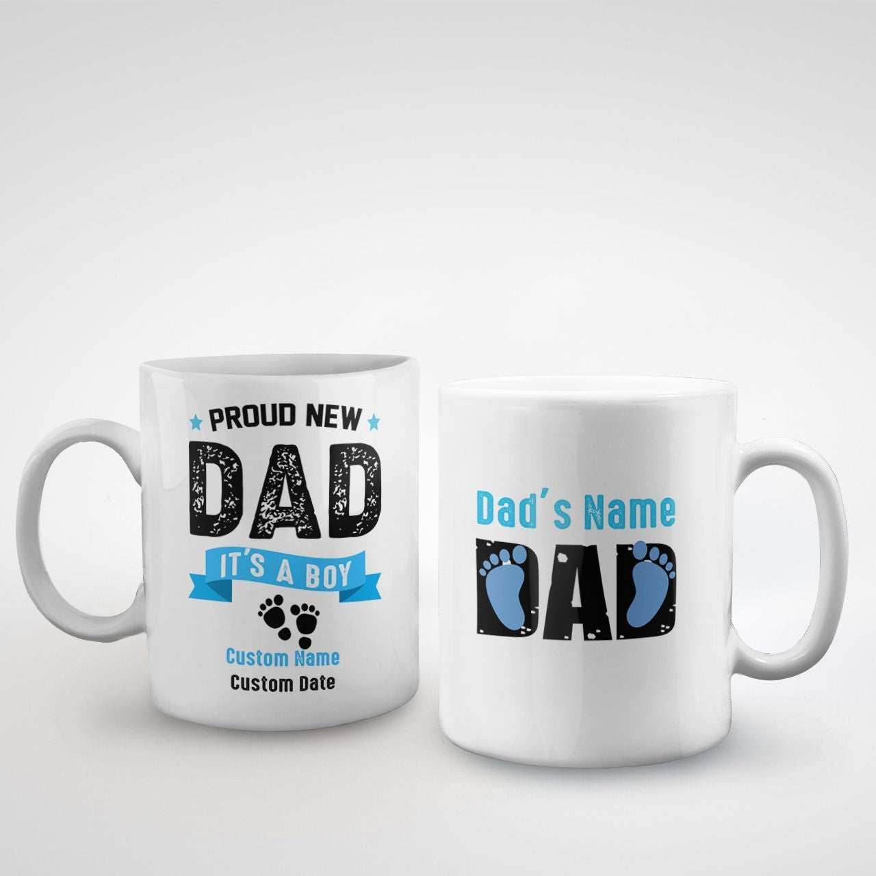 It's A Boy Proud New Dad Personalized Mug