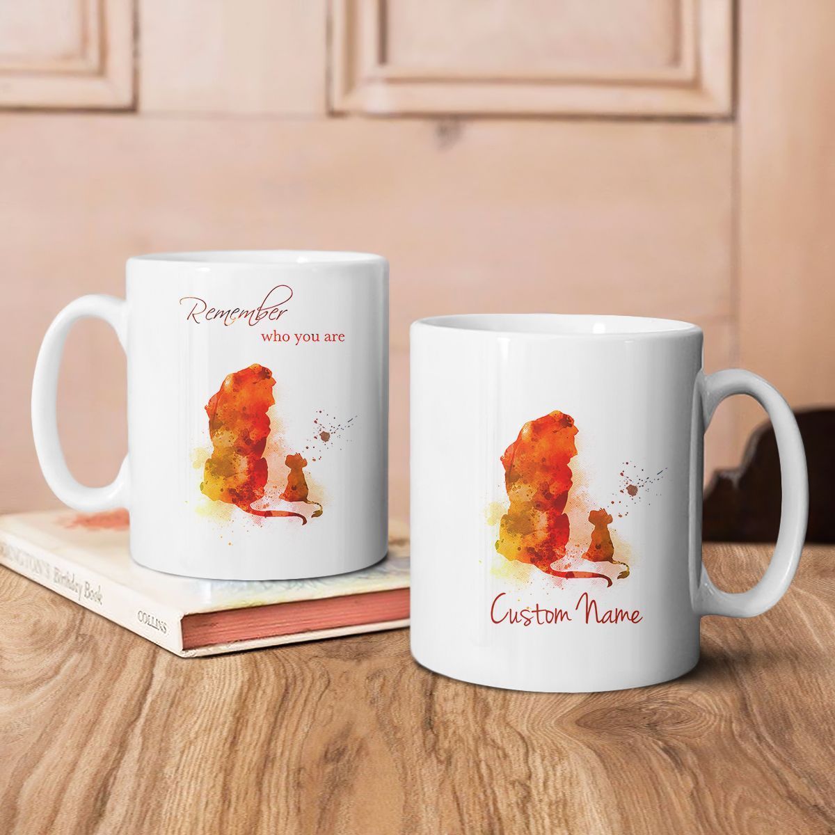 Personalized Gift Remember Who Your Are Lion Mug for Son Daughter Grandkids