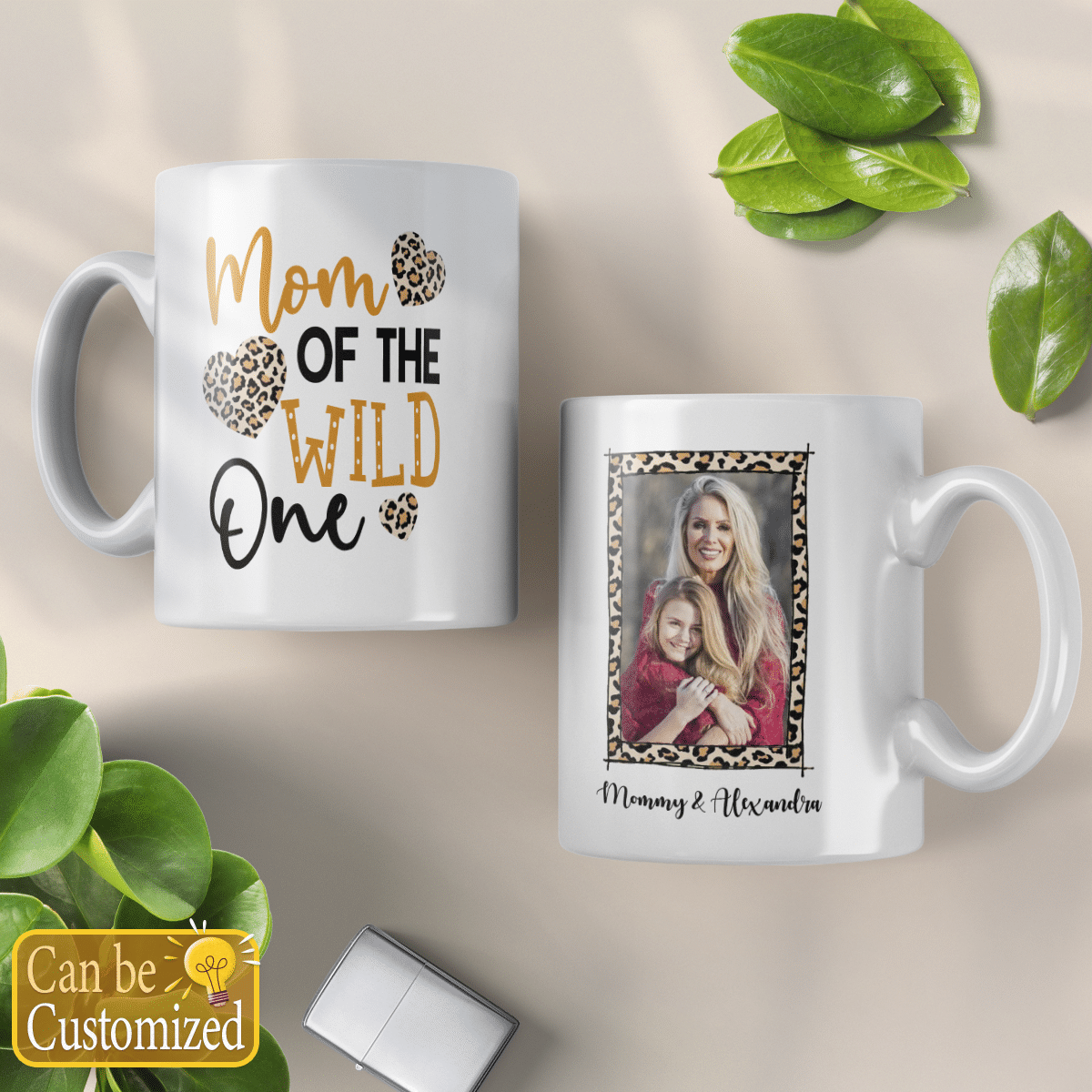 Mom Of The Wild One Mug Personalized Gifts for Mom Aunt Grandma Bonus Mom