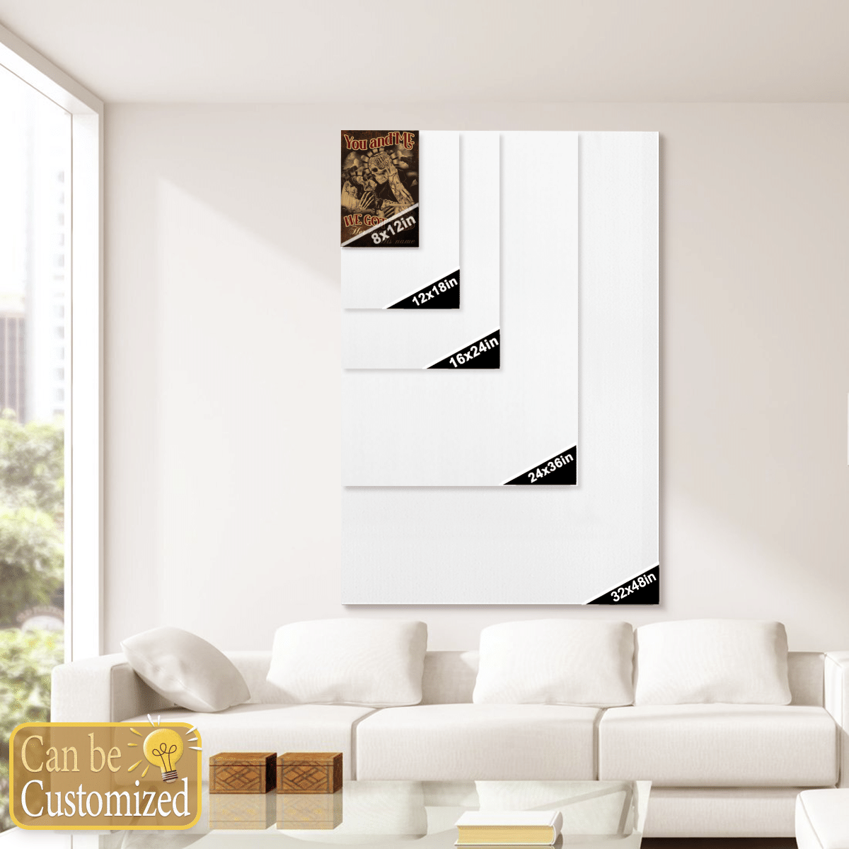 You And Me We Got This Custom Name Canvas Wall Art Decor