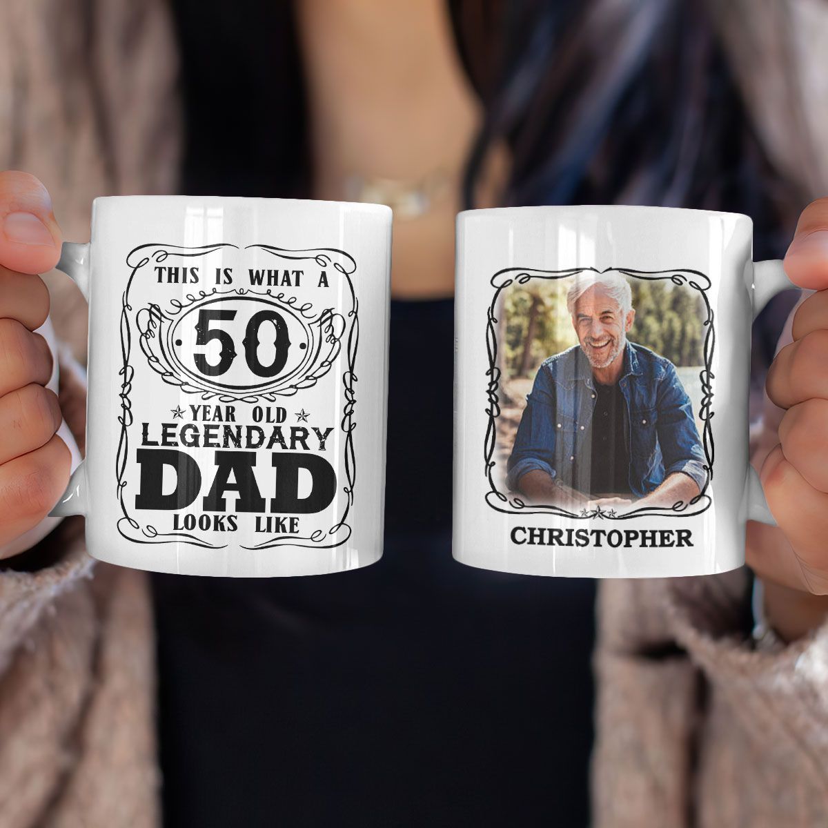 Personalized Mug Birthday Gifts This is Legendary Look Like Custom Photo And Name