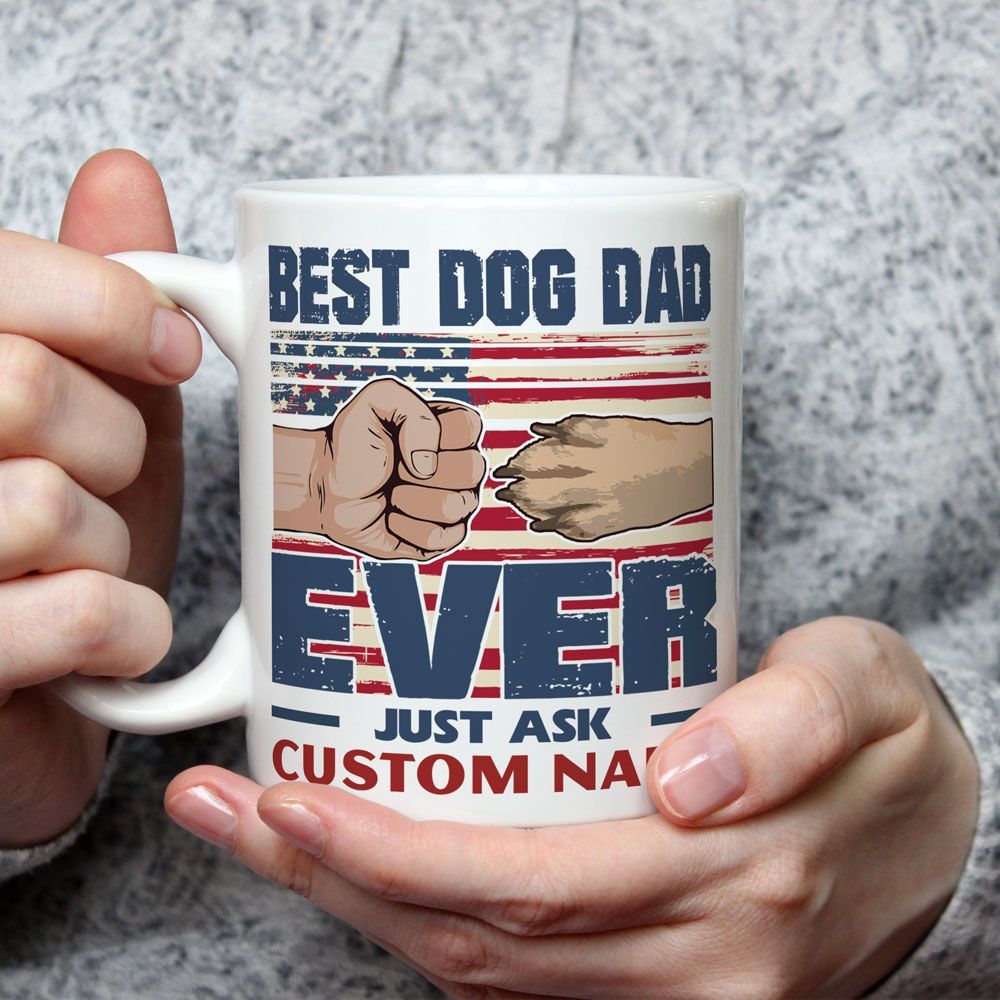 Dog Dad Gifts Best Dog Dad Ever Mug Funny Personalized Gifts