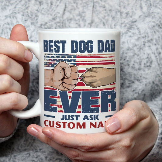 Dog Dad Gifts Best Dog Dad Ever Mug Funny Personalized Gifts