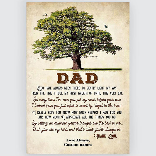 Gifts for Dad You Are Always Gently Light My Way Meaningful Quotes