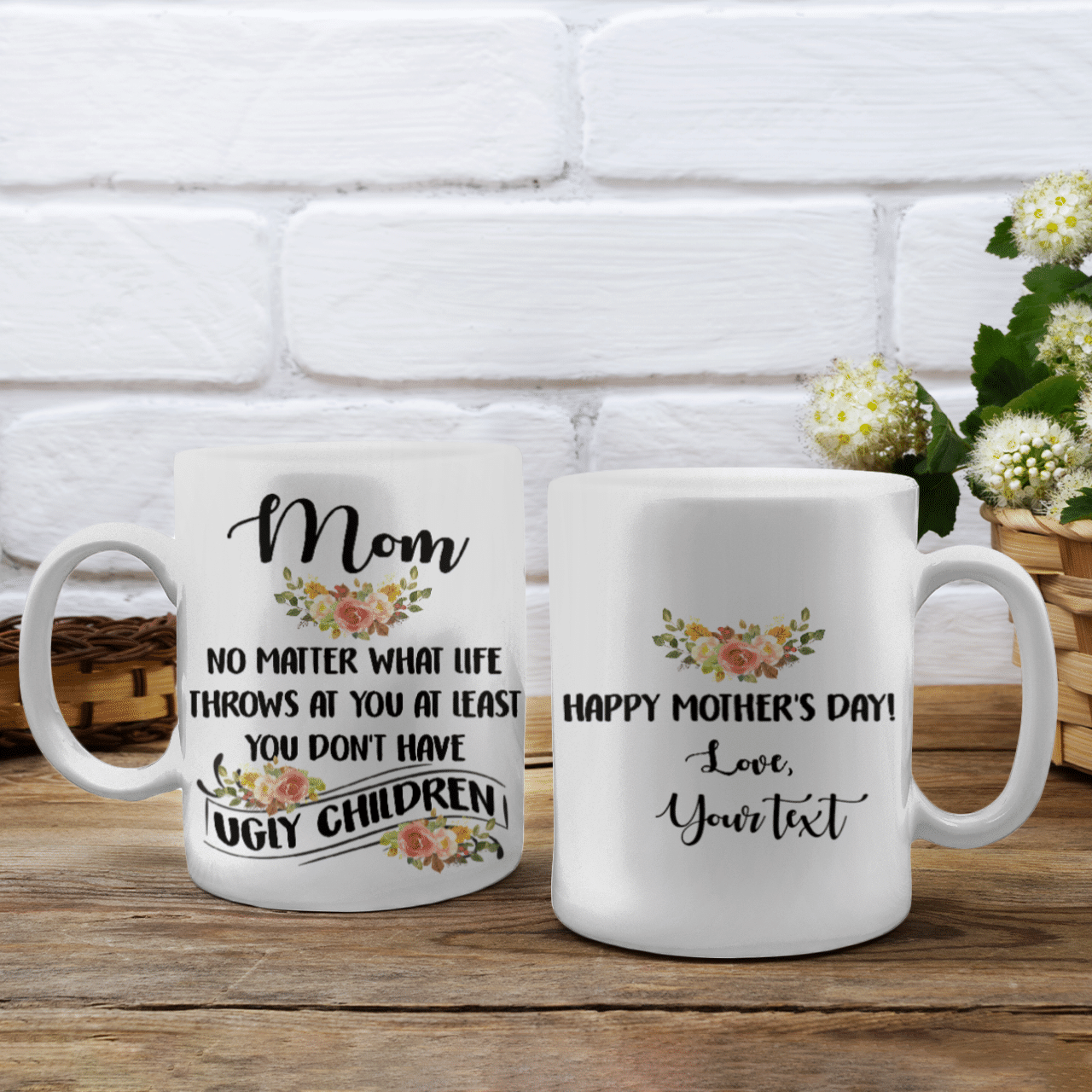 Personalized Mug Gifts For Mom No Matter What Life Throws At You