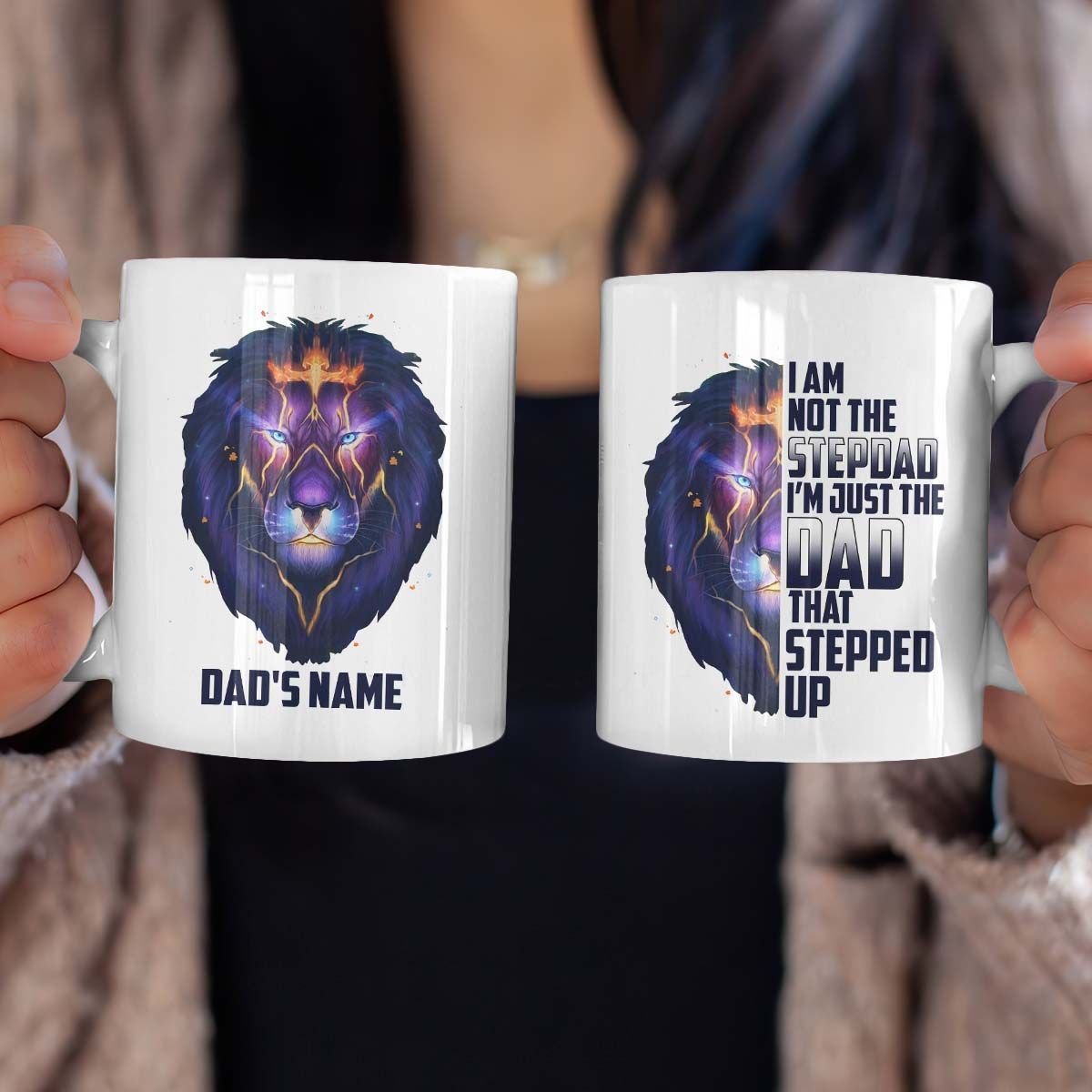 Bonus Dad Gifts I Am Not The Step Dad I'm Just The Dad That Stepped Up Mug