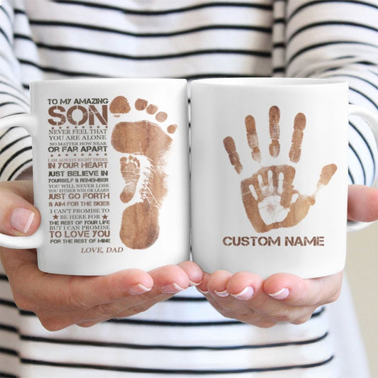 Personalized Gifts For Son From Dad Mug Meaningful Quote Gifts Idea