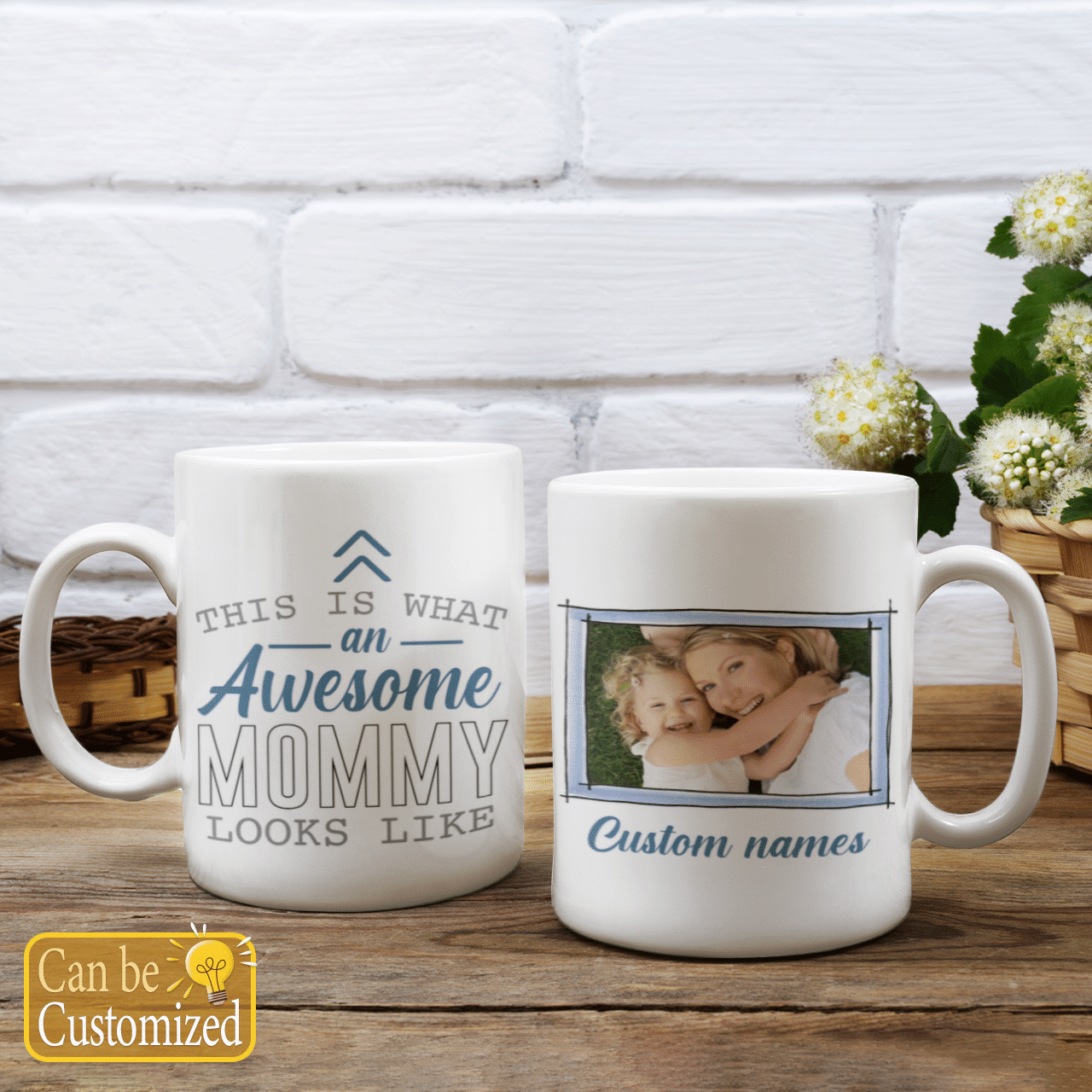 Personalized Gift This Is An Awesome Mommy Looks Like Mug