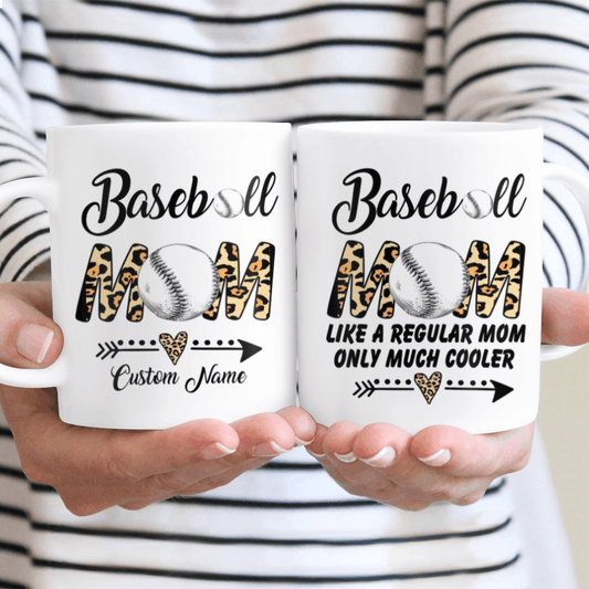 Gifts Baseball Mom Like A Regular Mom Only Much Cooler Custom Name