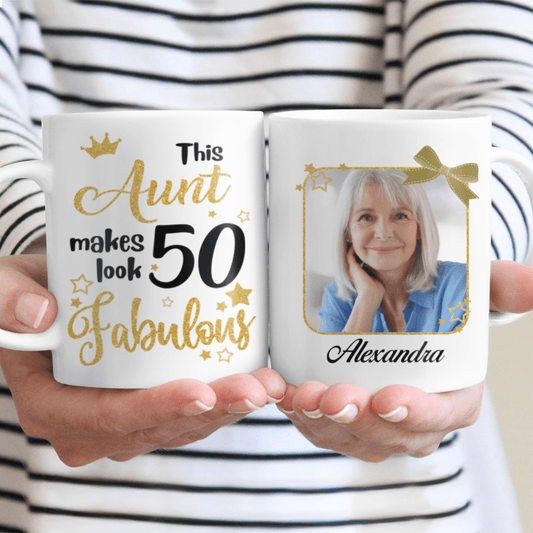 Personalized Mug Birthday Gifts Idea Custom Photo and Name