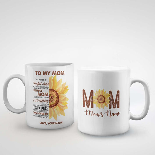 Gifts For Mom Custom Name Mug To My Mom You Are My Sunshine Meaningful Quotes
