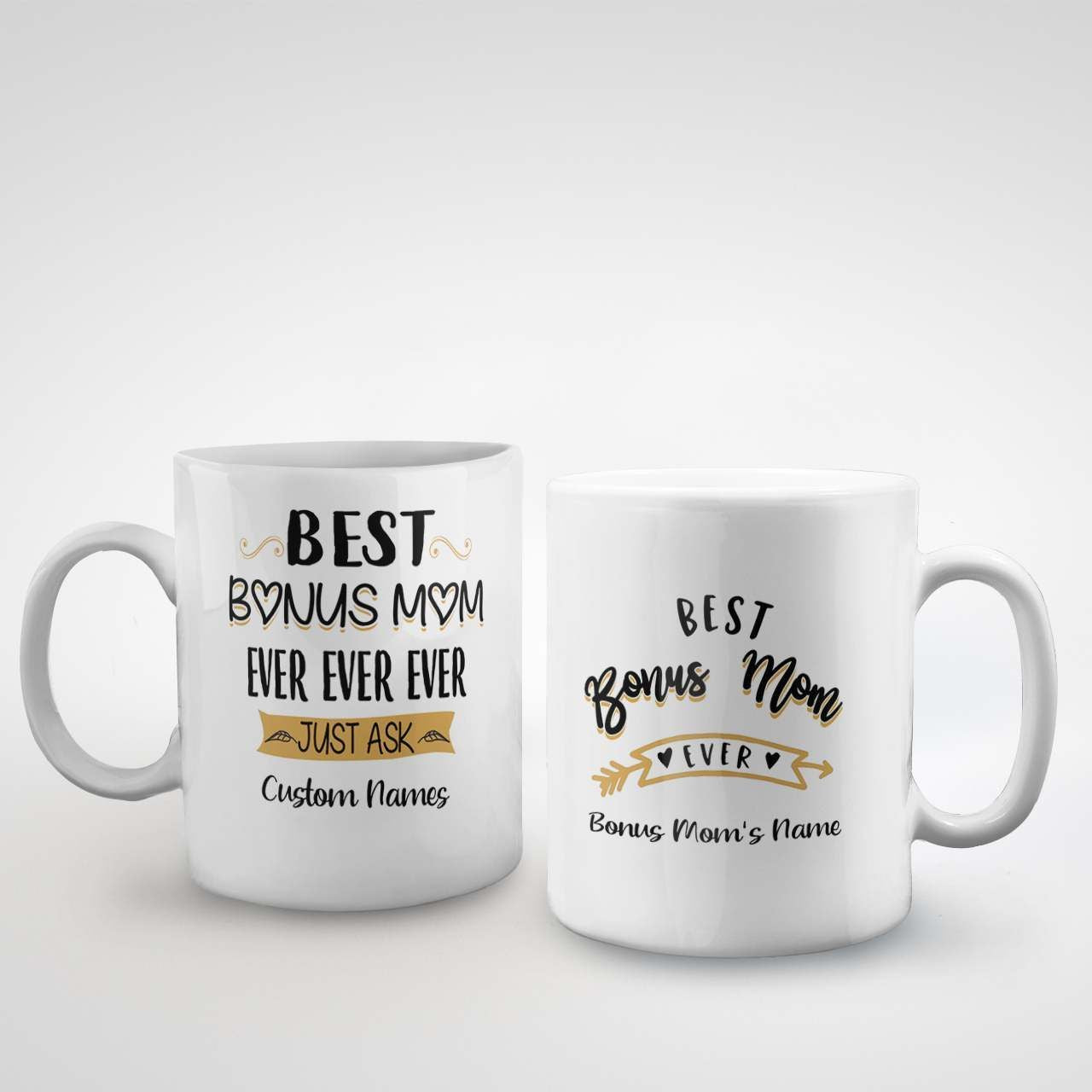 Gifts For Bonus Mom Best Bonus Mom Ever Ever Ever Custom Name