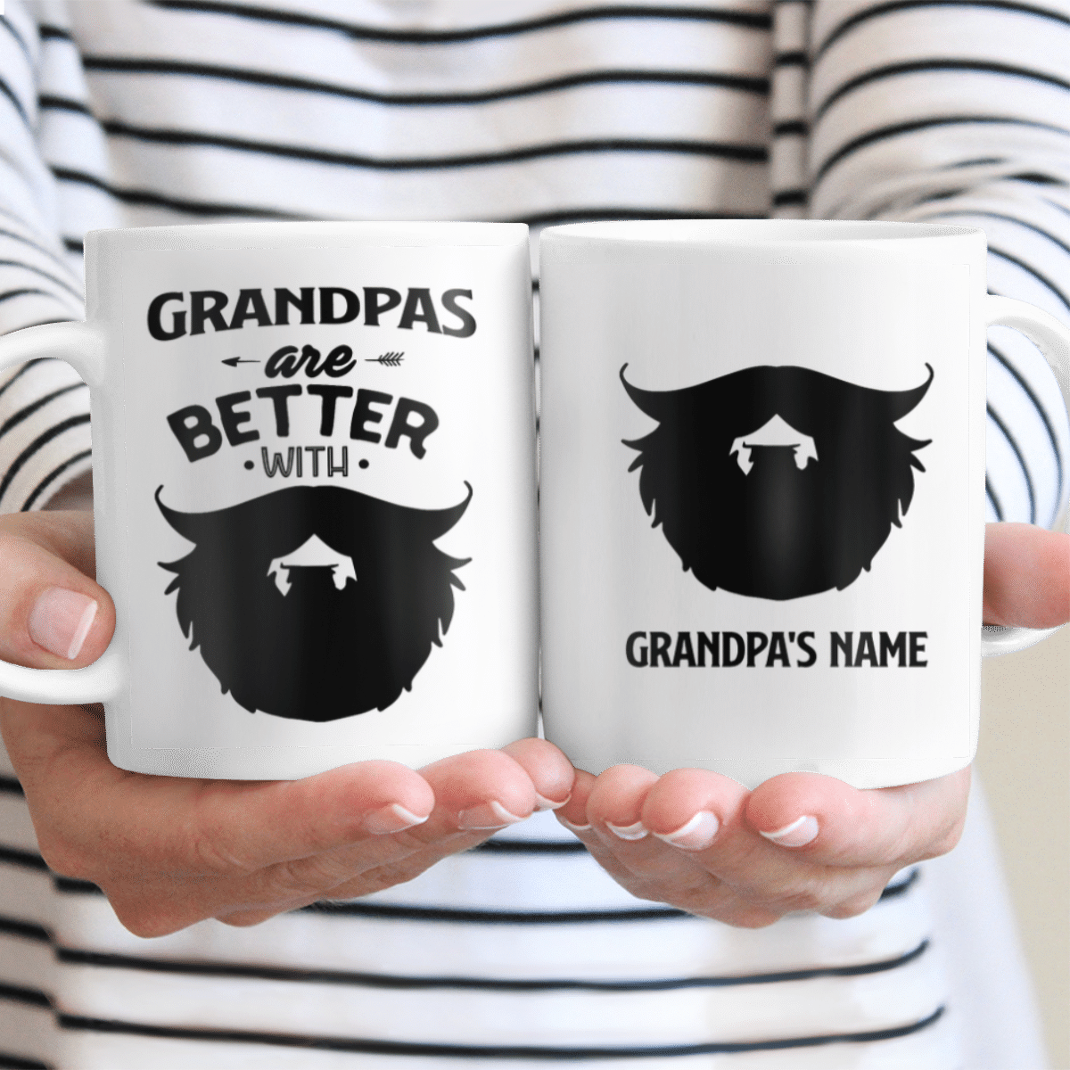 Personalized Gifts Grandpas Are Better With Beard Mug