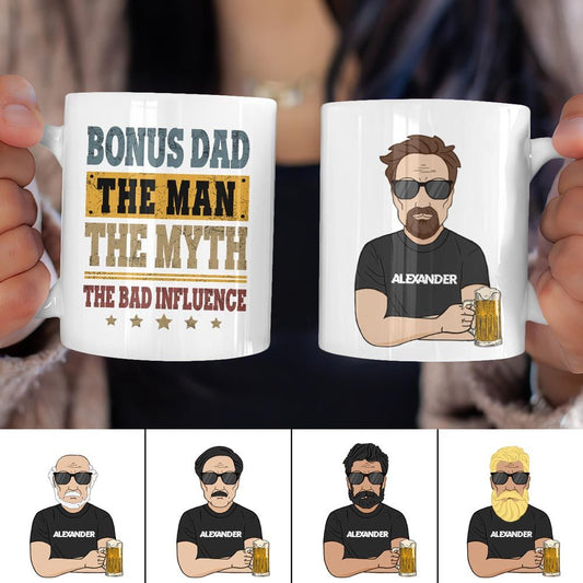 Custom Name Coffee Mug The Man The Myth The Legend Funny Gifts Idea