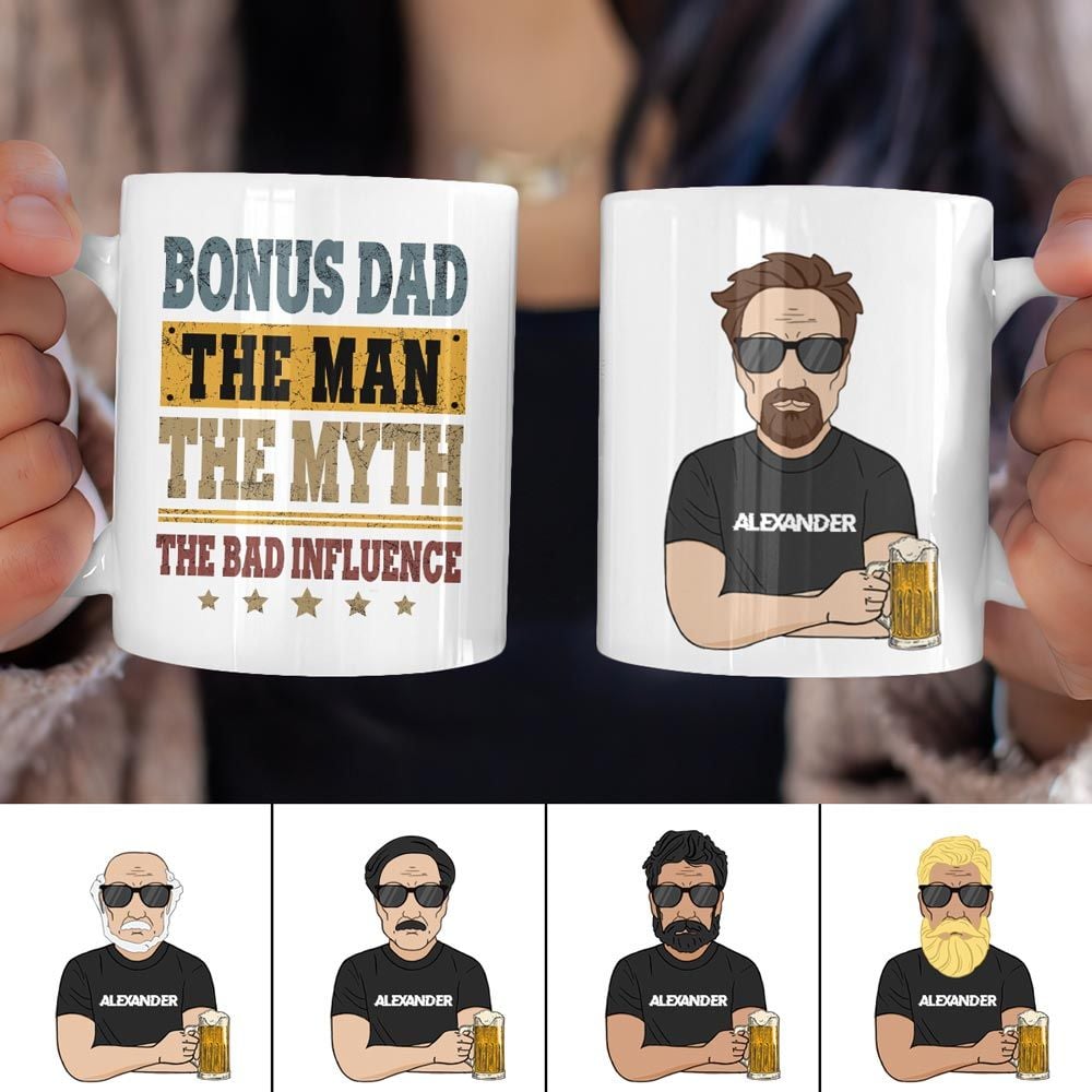 Custom Name Coffee Mug The Man The Myth The Legend Funny Gifts Idea