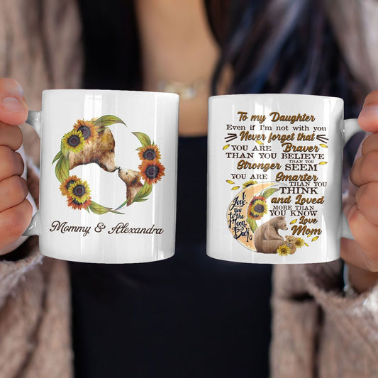 Gifts for Daughter Granddaughter Bears Mug Personalized Gifts with Quote