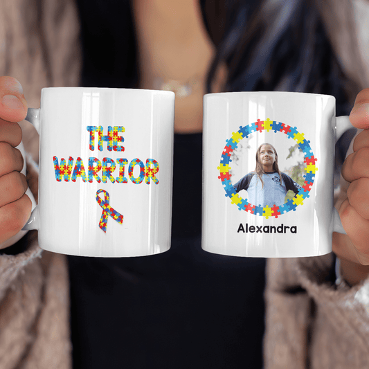 Autism Awareness Mug Personalized Gifts for The Warrior and Family Members