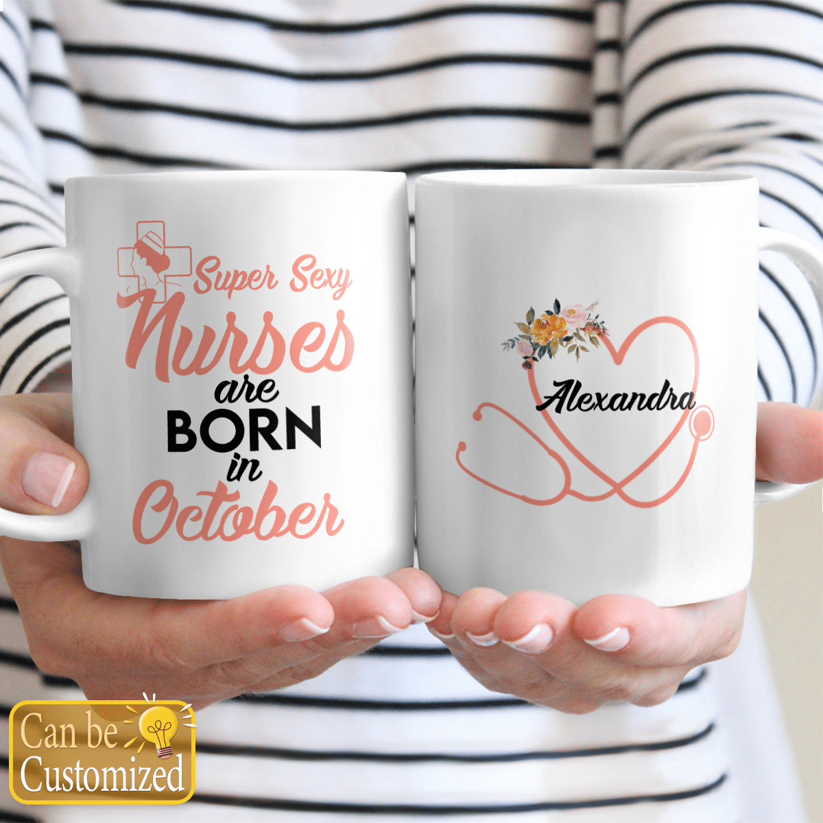Personalized Mug Gifts for Nurse Birthday Super Sexy Nurses Are Born