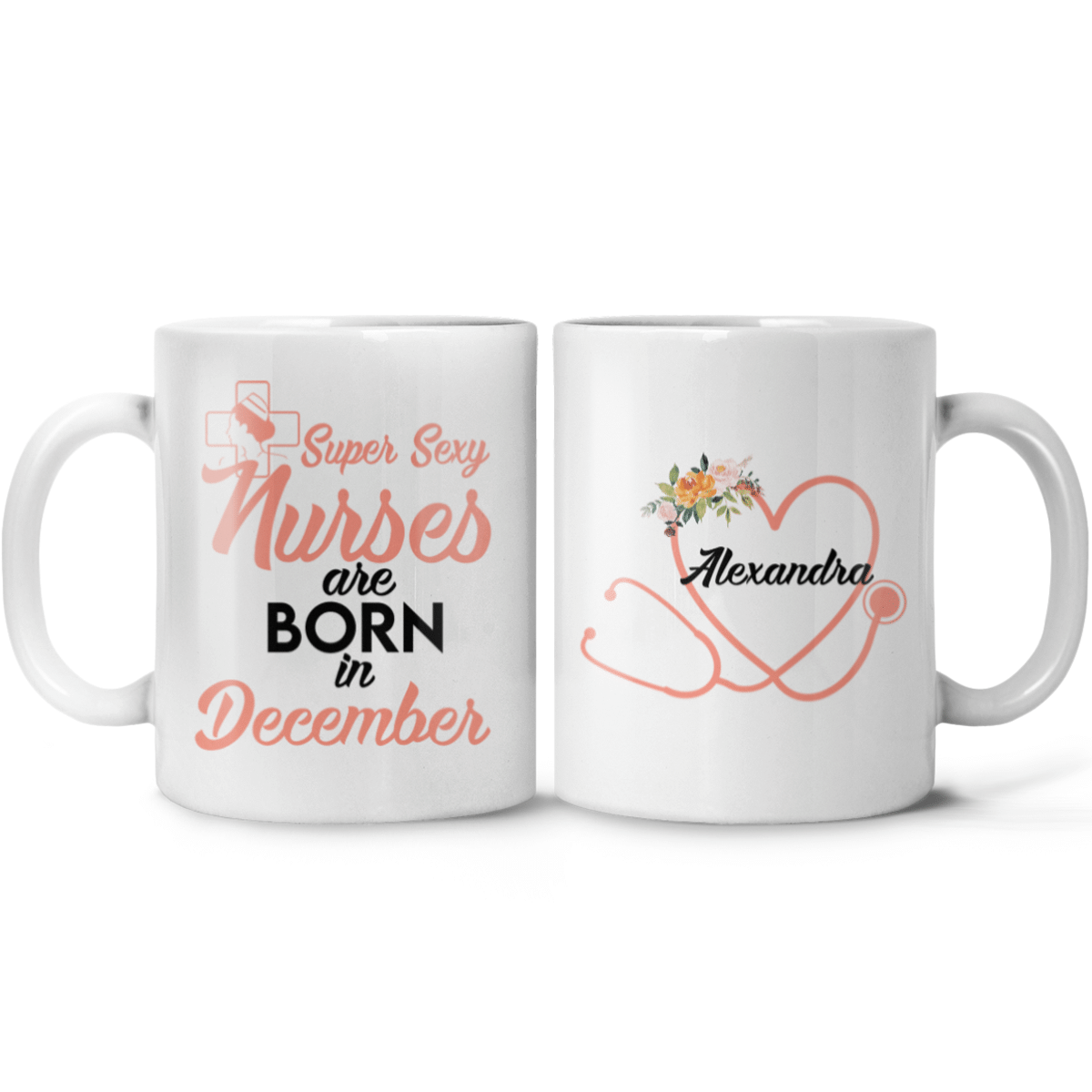 Personalized Mug Gifts for Nurse Birthday Super Sexy Nurses Are Born