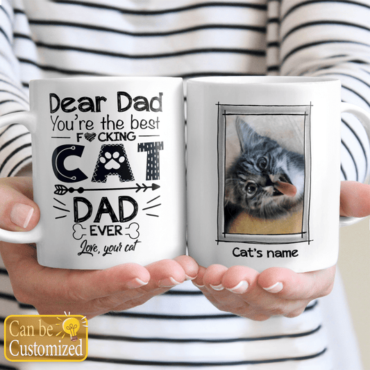 Personalized Gifts for Dog Dad Dog Mom Cat Dad Cat Mom Funny Custom Mug