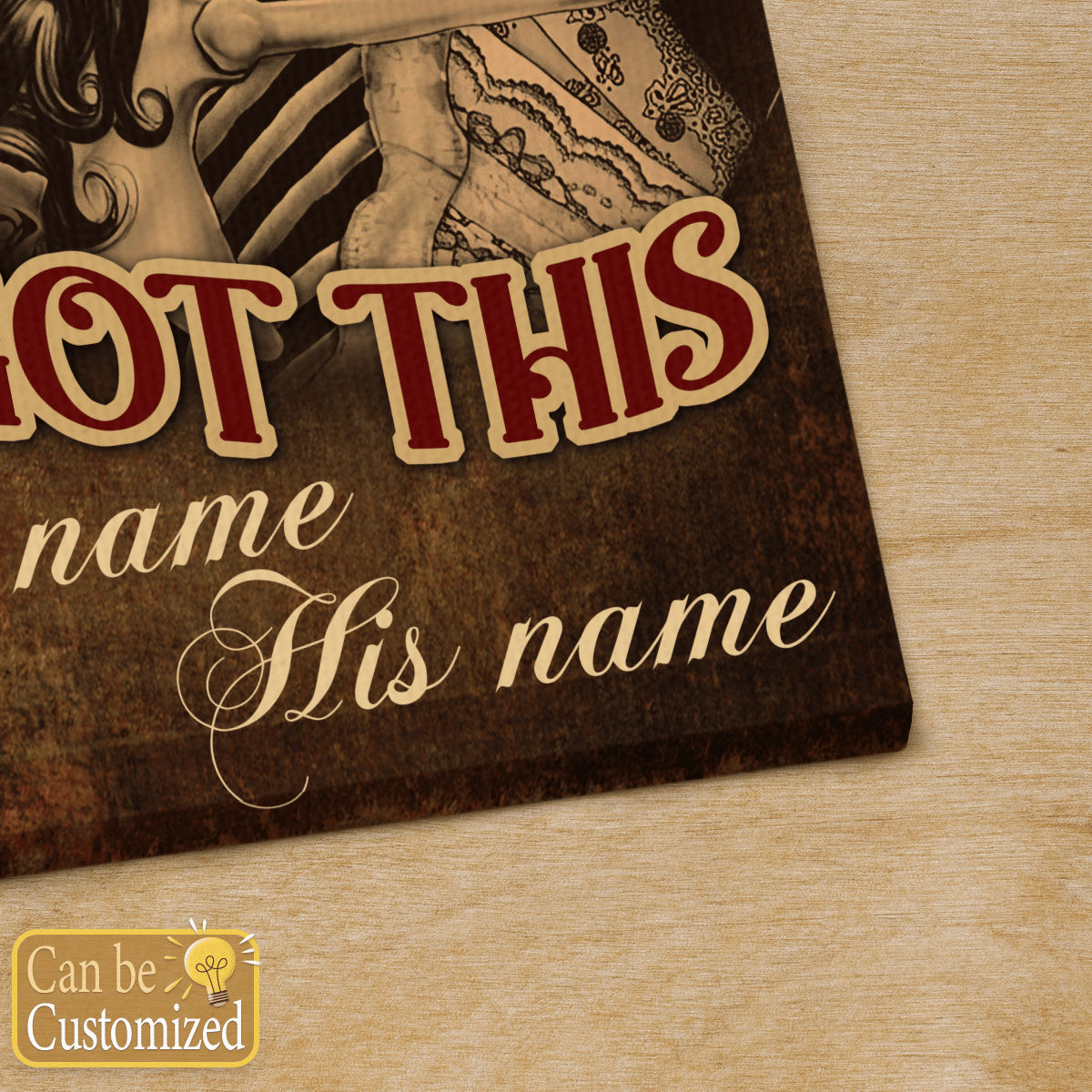 You And Me We Got This Custom Name Canvas Wall Art Decor