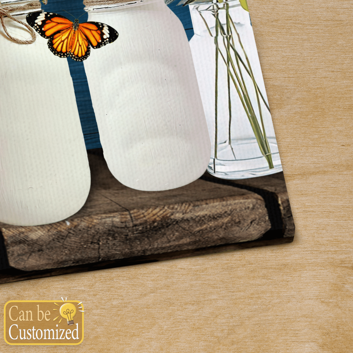 You Are My Sunshine Butterfly Personalized Canvas Gifts For Mom Daughter