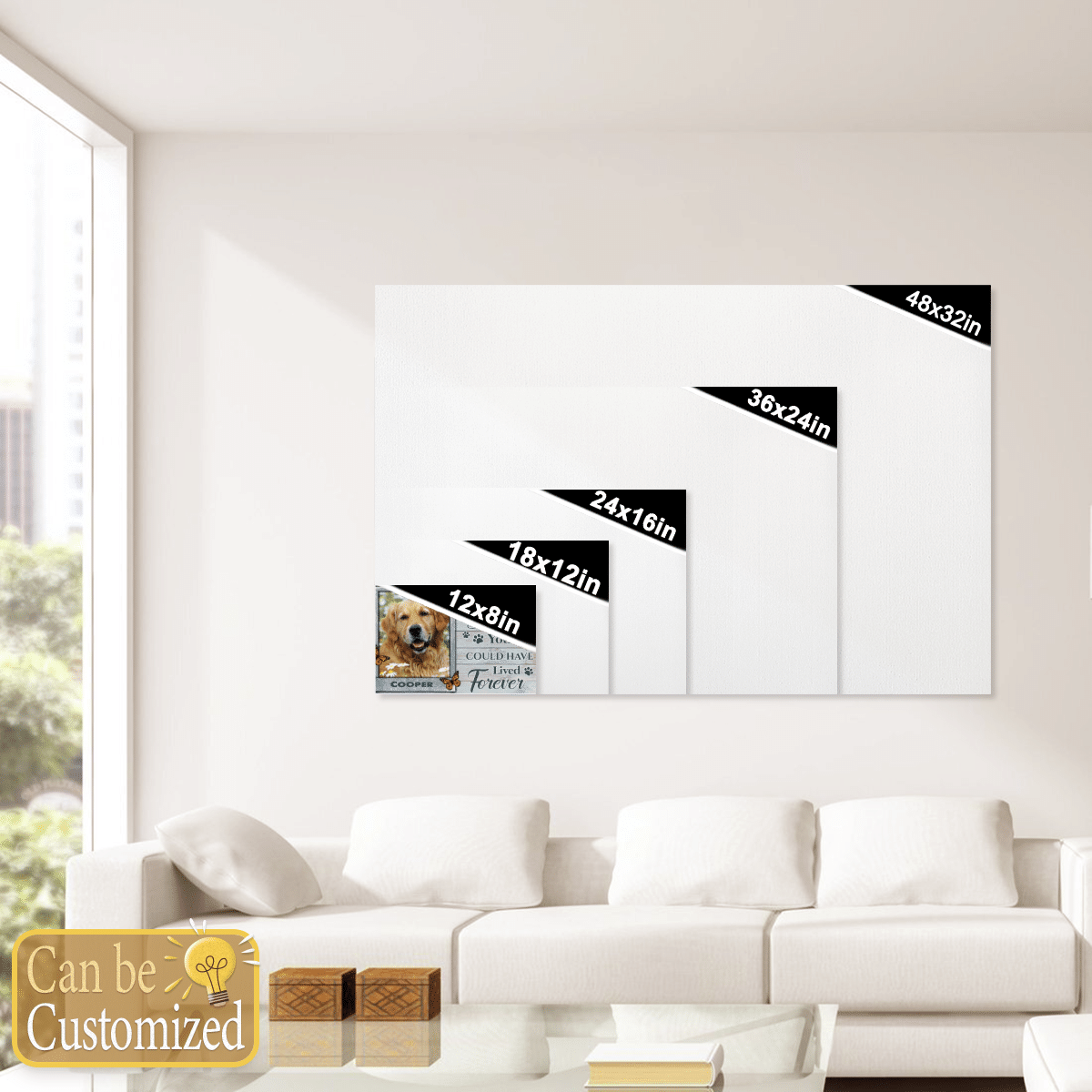 Personalized Pet Memorial Canvas The Best Dog Memorial Gifts