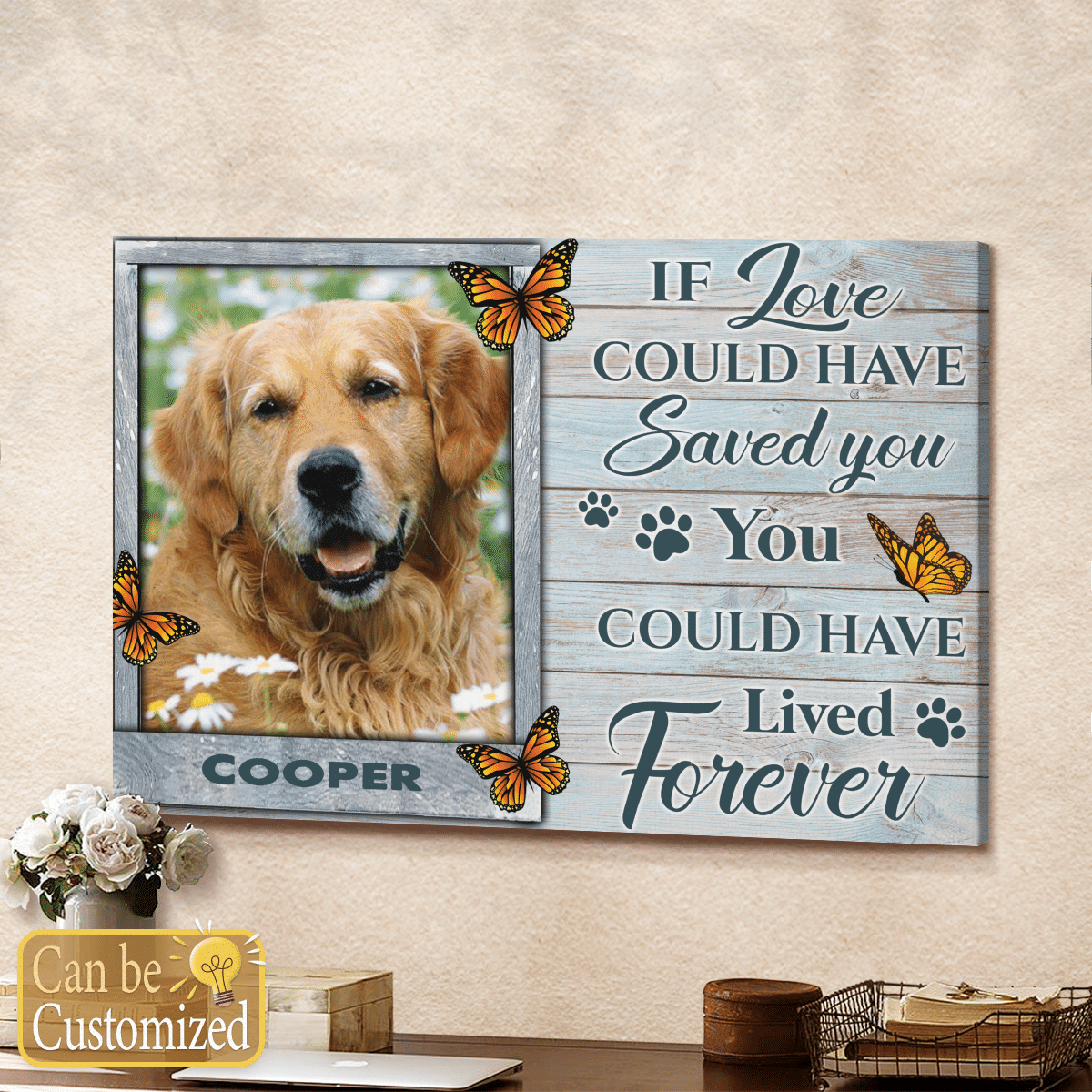Personalized Pet Memorial Canvas The Best Dog Memorial Gifts