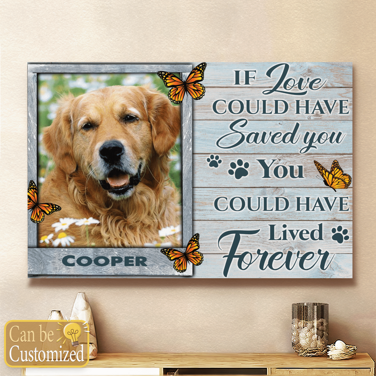 Personalized Pet Memorial Canvas The Best Dog Memorial Gifts