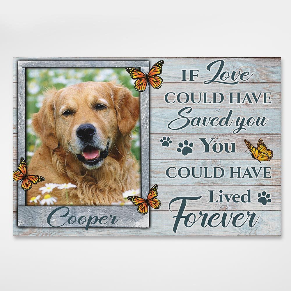 Personalized Pet Memorial Canvas The Best Dog Memorial Gifts