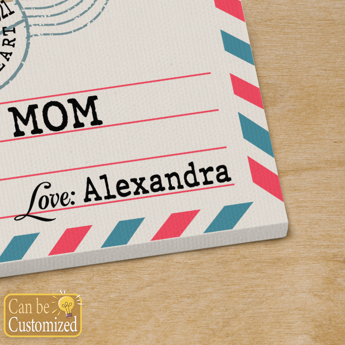 Dear Mom Thank You For Teaching Me Personalized Canvas Gifts For Mom