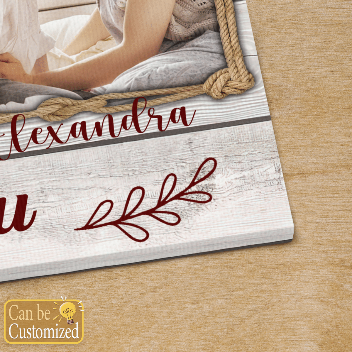 Gifts For Mom Personalized Canvas We Love You Mom