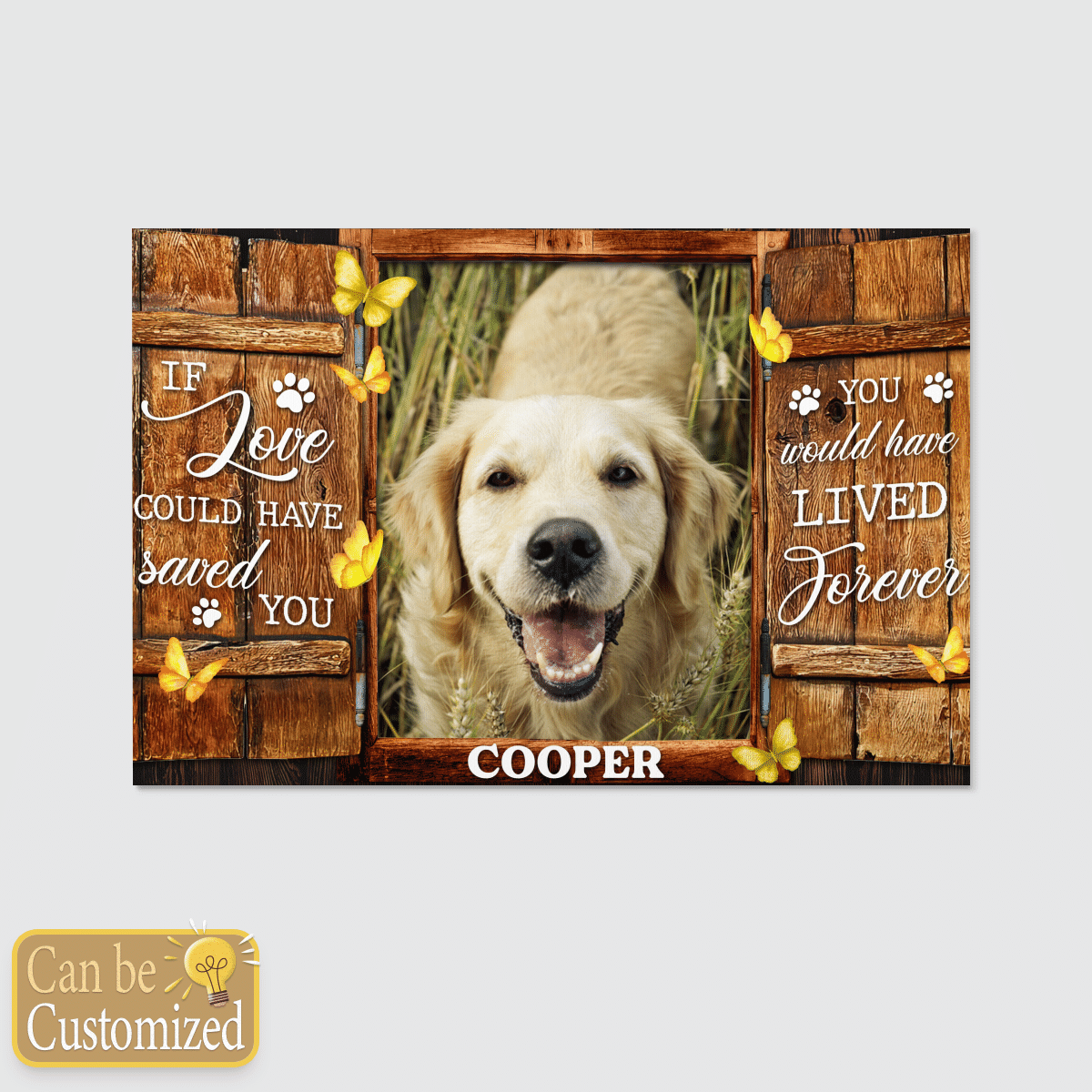 Pet Memorial Personalized Canvas Custom Pet Gifts