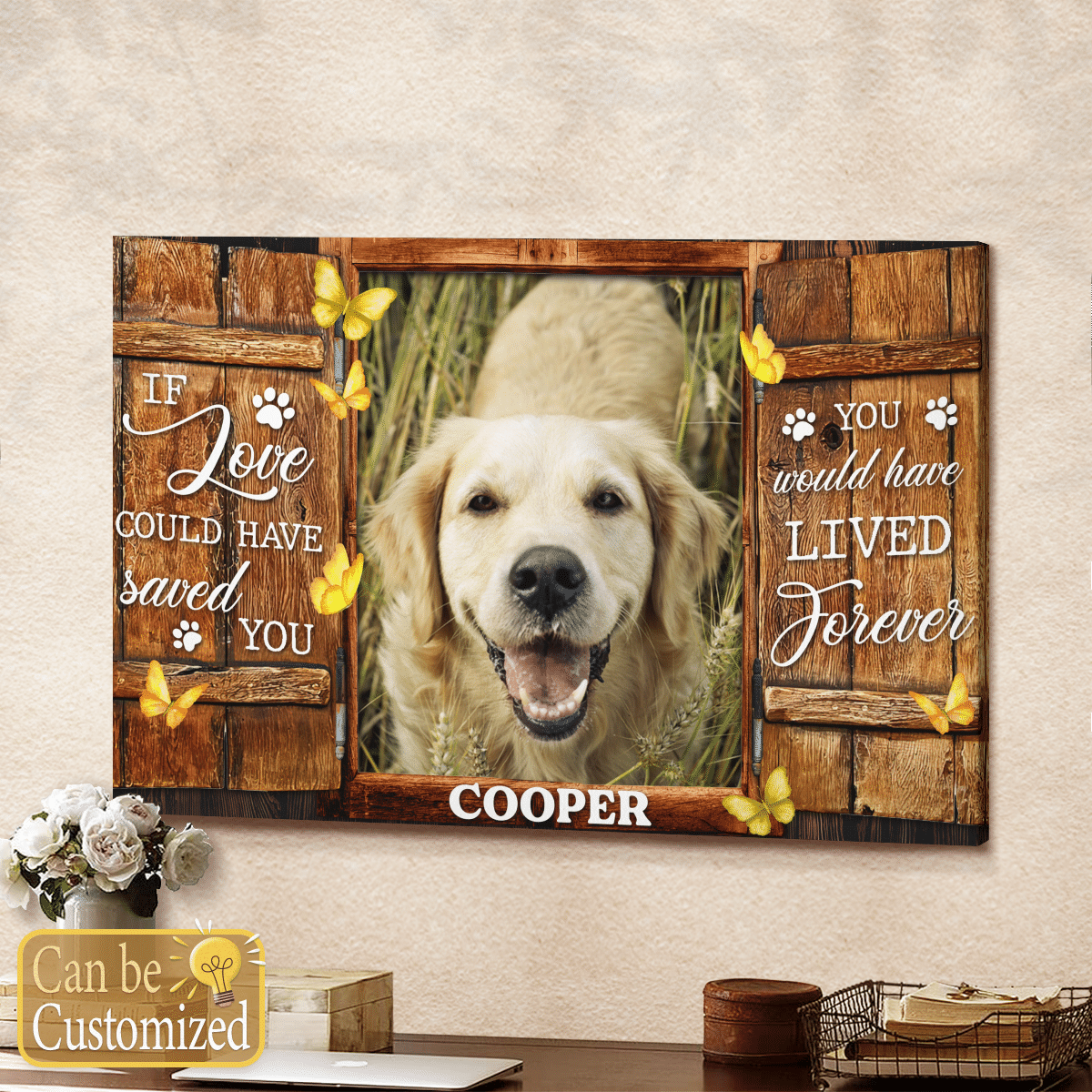 Pet Memorial Personalized Canvas Custom Pet Gifts