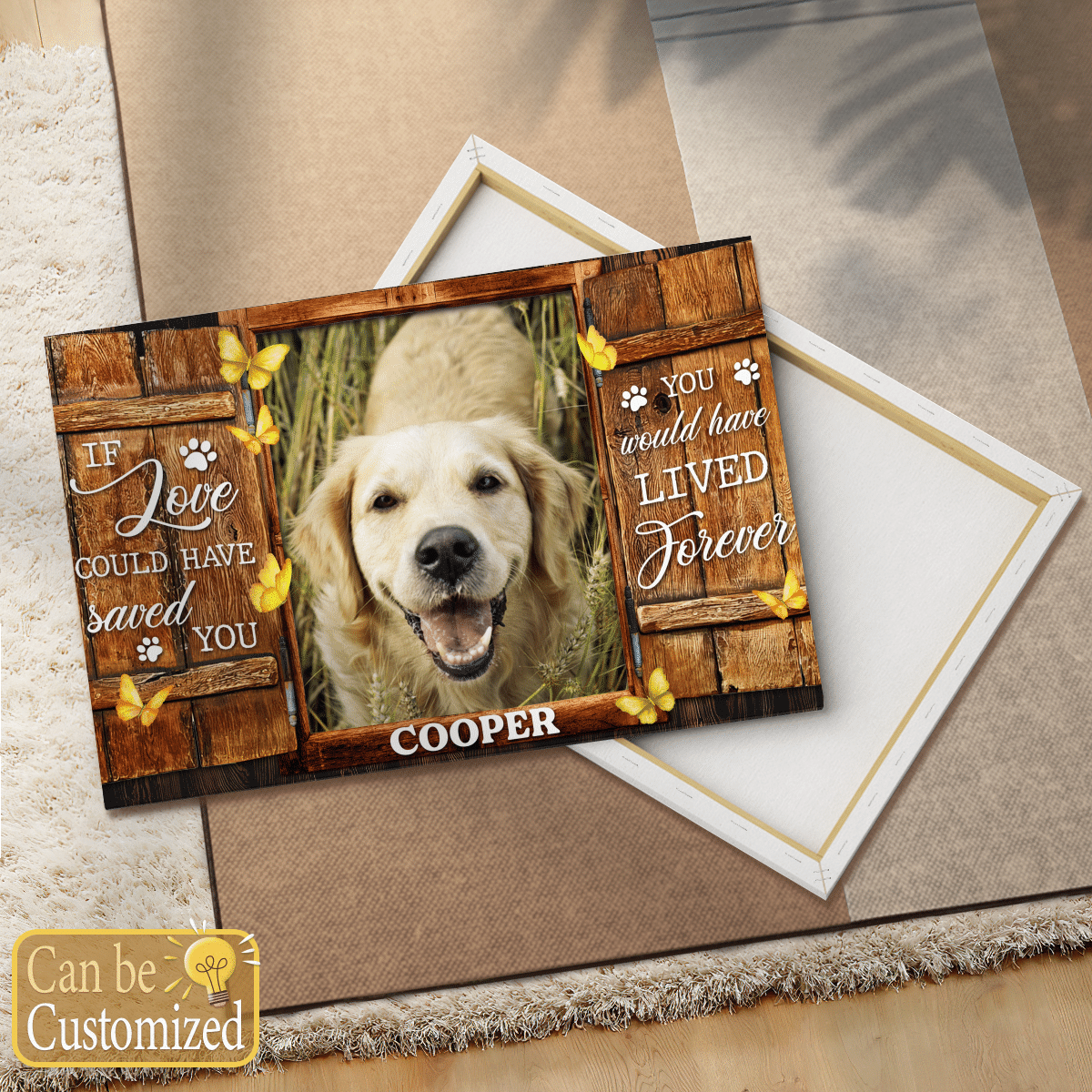 Pet Memorial Personalized Canvas Custom Pet Gifts