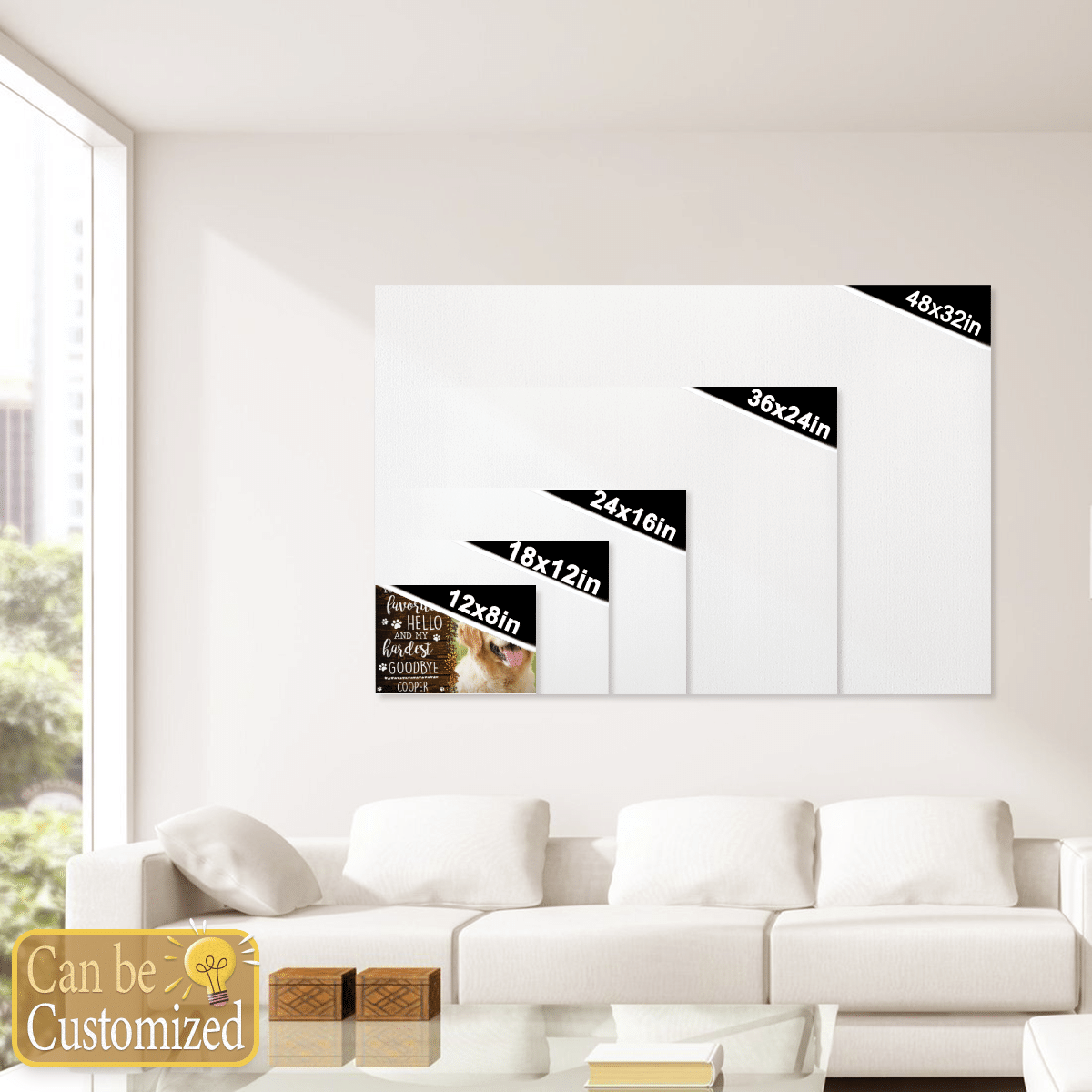 Pet Memorial Gifts Personalized Canvas