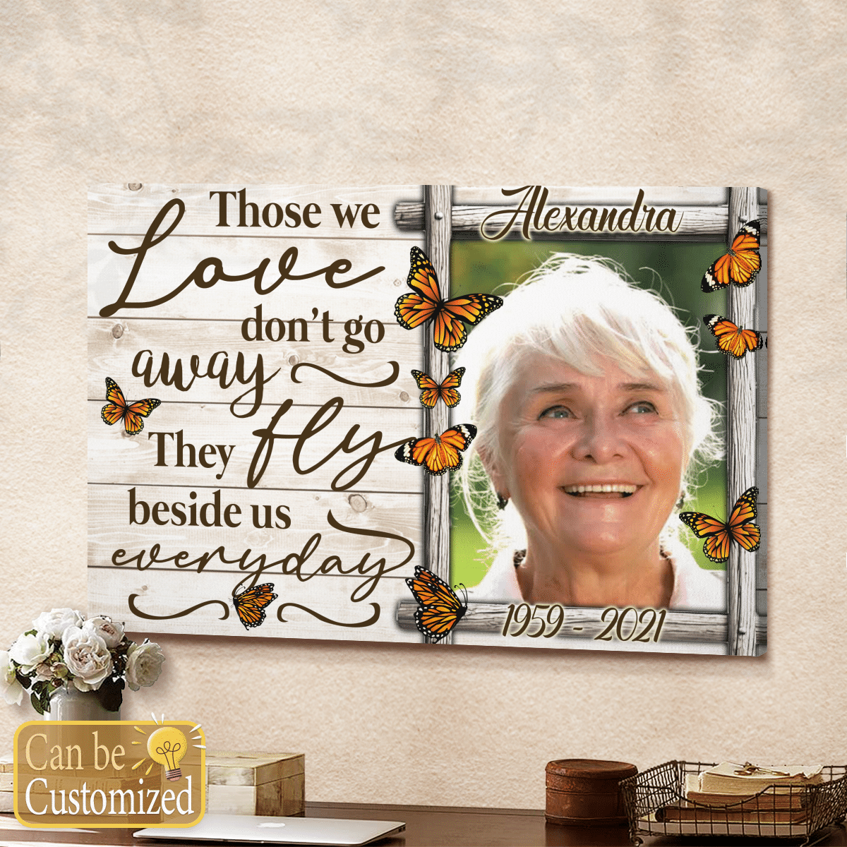 Personalized Mom Memorial Gifts Remembrance Canvas Gifts Those We Love