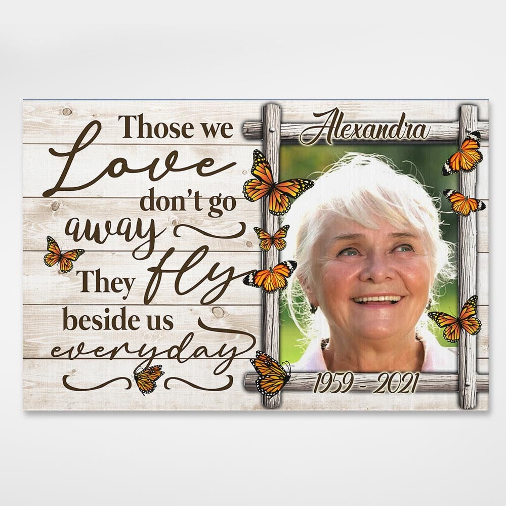 Personalized Mom Memorial Gifts Remembrance Canvas Gifts Those We Love